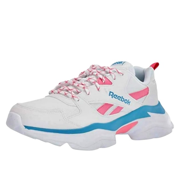 Reebok Royal Bridge 3 Sneaker White Astro Pink Running Walking Shoes Size 8 New - Picture 1 of 11